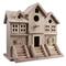 6 Pack: 9.5" Wood Brownstone Birdhouse by Make Market®